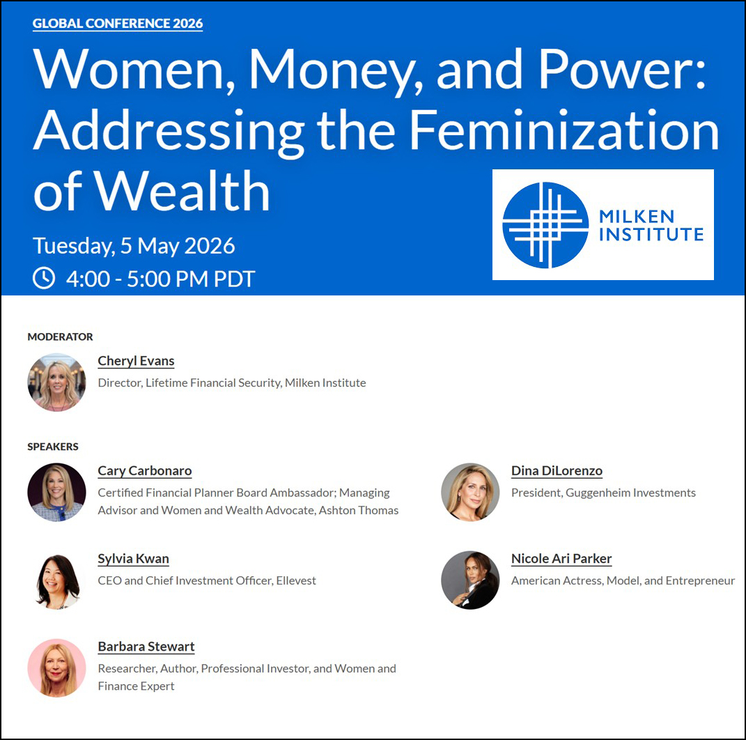 Milken Institute Global Conference2026 poster